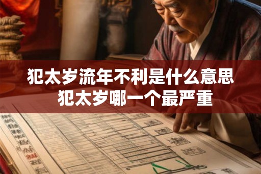 犯太岁流年不利是什么意思  犯太岁哪一个最严重