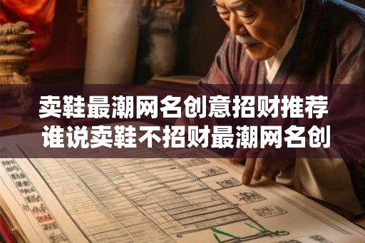 卖鞋最潮网名创意招财推荐 谁说卖鞋不招财最潮网名创意让你飞跃 卖鞋最潮网名创意招财推荐 谁说卖鞋不招财最潮网名创意让你飞跃