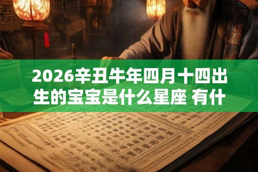 2026辛丑牛年四月十四出生的宝宝是什么星座 有什么性格特点