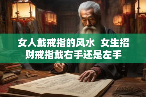女人戴戒指的风水  女生招财戒指戴右手还是左手