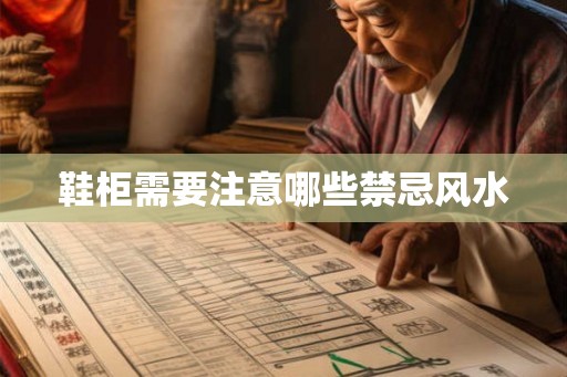 鞋柜需要注意哪些禁忌风水