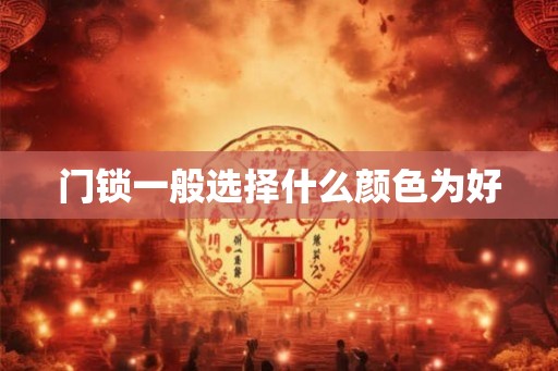 门锁一般选择什么颜色为好