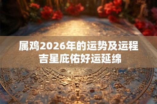 属鸡2026年的运势及运程 吉星庇佑好运延绵