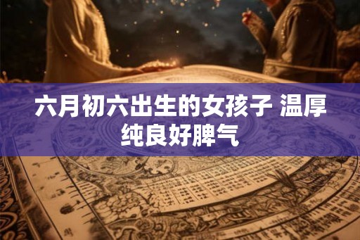 六月初六出生的女孩子 温厚纯良好脾气