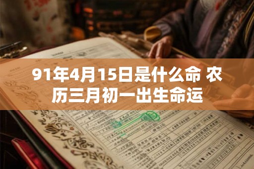 91年4月15日是什么命 农历三月初一出生命运
