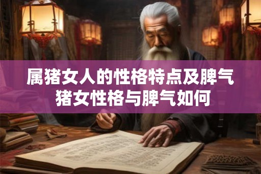 属猪女人的性格特点及脾气 猪女性格与脾气如何