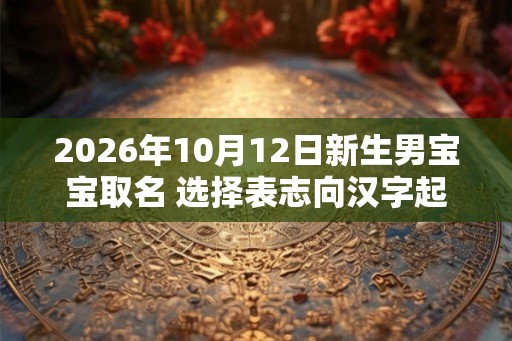 2026年10月12日新生男宝宝取名 选择表志向汉字起名 2026年10月12日新生男宝宝取名 选择表志向汉字起名