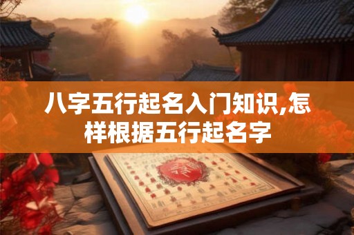 八字五行起名入门知识,怎样根据五行起名字