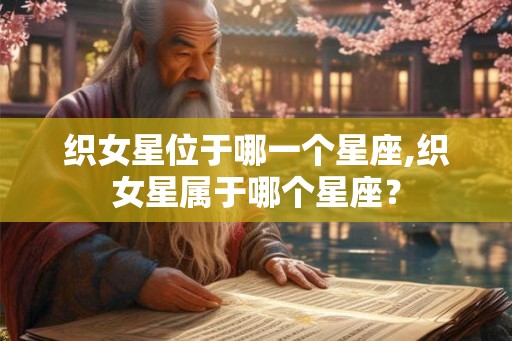 织女星位于哪一个星座,织女星属于哪个星座？