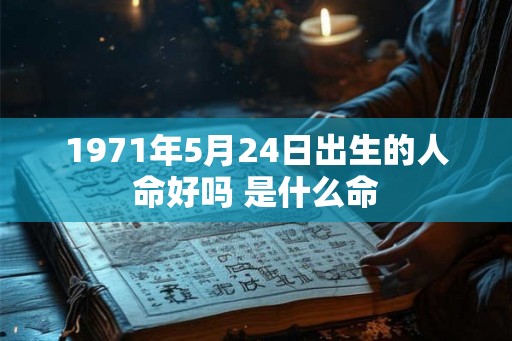1971年5月24日出生的人命好吗 是什么命