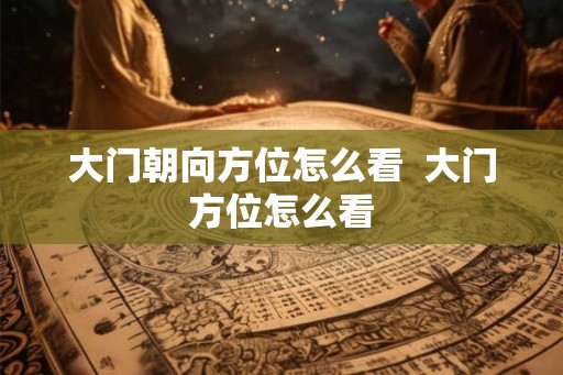 大门朝向方位怎么看  大门方位怎么看