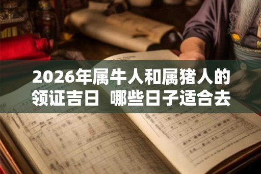 2026年属牛人和属猪人的领证吉日  哪些日子适合去领证