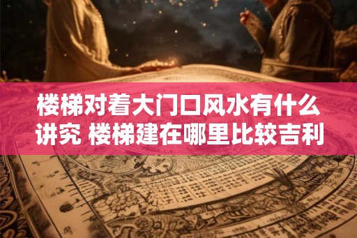 楼梯对着大门口风水有什么讲究 楼梯建在哪里比较吉利 楼梯对着大门口风水有什么讲究 楼梯建在哪里比较吉利