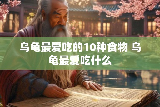 乌龟最爱吃的10种食物 乌龟最爱吃什么