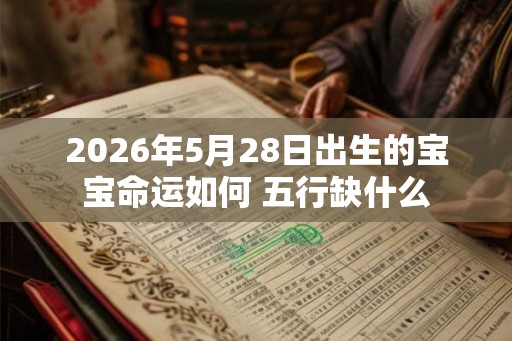 2026年5月28日出生的宝宝命运如何 五行缺什么