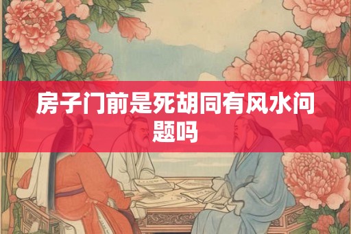 房子门前是死胡同有风水问题吗