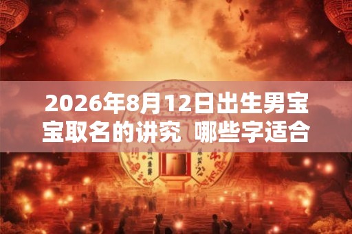 2026年8月12日出生男宝宝取名的讲究  哪些字适合取名
