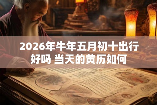 2026年牛年五月初十出行好吗 当天的黄历如何