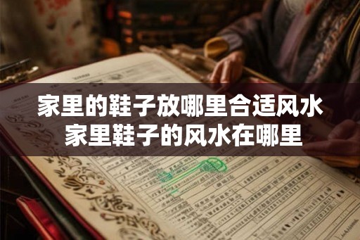 家里的鞋子放哪里合适风水 家里鞋子的风水在哪里