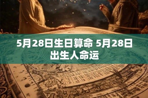 5月28日生日算命 5月28日出生人命运 5月28日生日算命 5月28日出生人命运