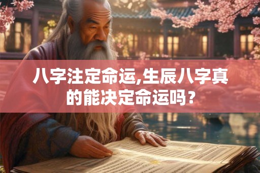 八字注定命运,生辰八字真的能决定命运吗？