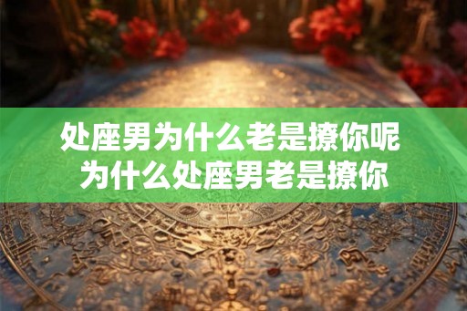 处座男为什么老是撩你呢 为什么处座男老是撩你