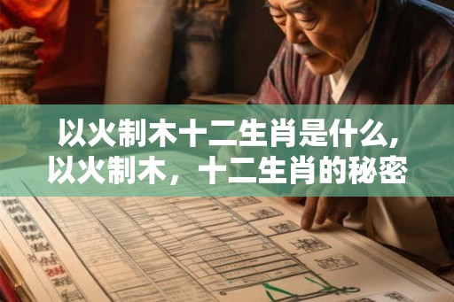以火制木十二生肖是什么,以火制木，十二生肖的秘密武器！