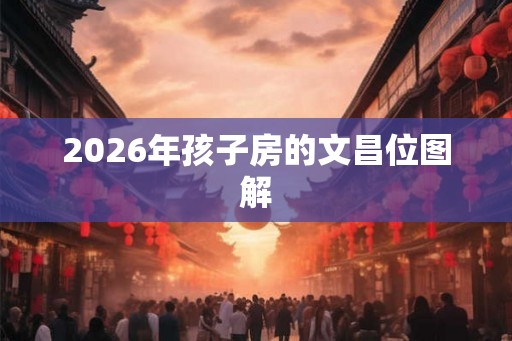 2026年孩子房的文昌位图解