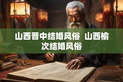 山西晋中结婚风俗  山西榆次结婚风俗
