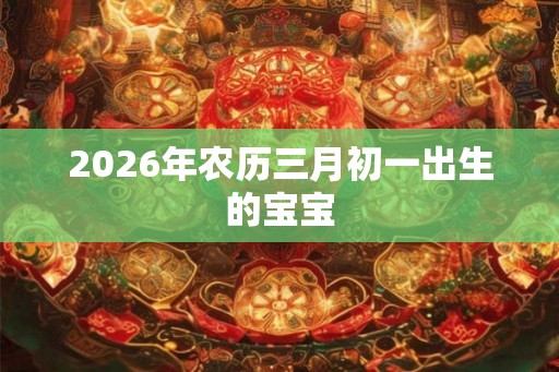 2026年农历三月初一出生的宝宝