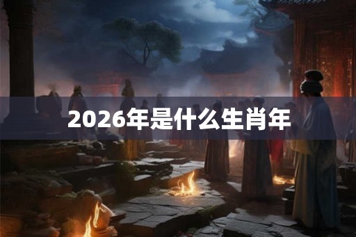 2026年是什么生肖年