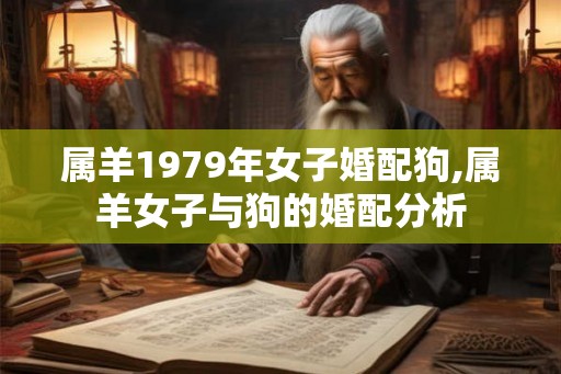 属羊1979年女子婚配狗,属羊女子与狗的婚配分析