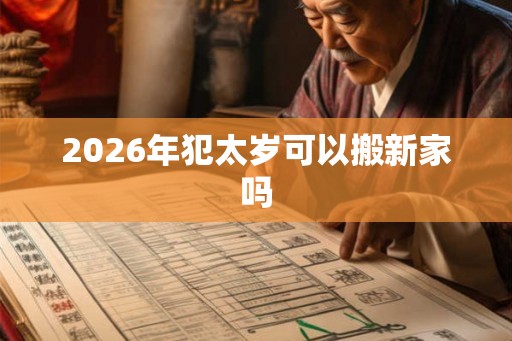 2026年犯太岁可以搬新家吗