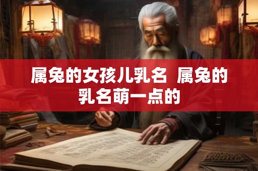 属兔的女孩儿乳名 属兔的乳名萌一点的 属兔的女孩儿乳名 属兔的乳名萌一点的