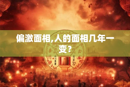 偏激面相,人的面相几年一变？