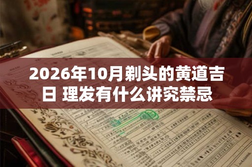 2026年10月剃头的黄道吉日 理发有什么讲究禁忌 2026年10月剃头的黄道吉日 理发有什么讲究禁忌