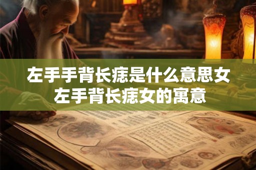 左手手背长痣是什么意思女 左手背长痣女的寓意