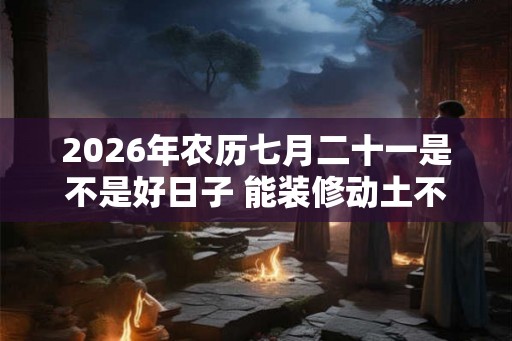 2026年农历七月二十一是不是好日子 能装修动土不