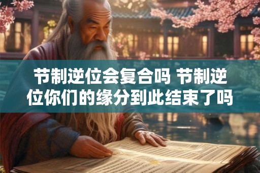 节制逆位会复合吗 节制逆位你们的缘分到此结束了吗