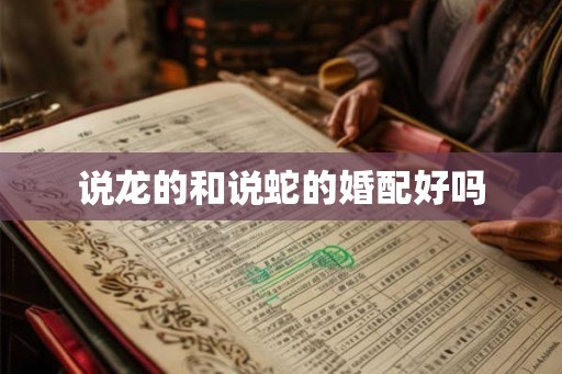 说龙的和说蛇的婚配好吗 说龙的和说蛇的婚配好吗