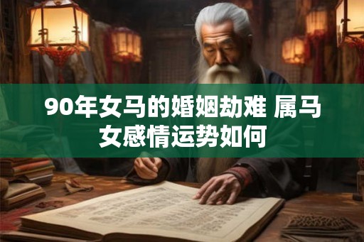 90年女马的婚姻劫难 属马女感情运势如何