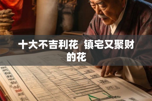 十大不吉利花  镇宅又聚财的花
