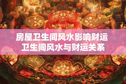房屋卫生间风水影响财运 卫生间风水与财运关系
