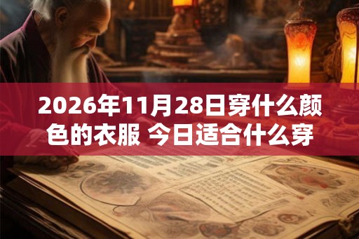 2026年11月28日穿什么颜色的衣服 今日适合什么穿搭 2026年11月28日穿什么颜色的衣服 今日适合什么穿搭
