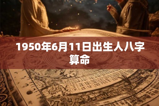 1950年6月11日出生人八字算命