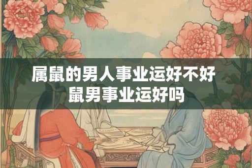 属鼠的男人事业运好不好 鼠男事业运好吗