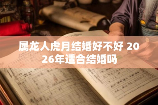 属龙人虎月结婚好不好 2026年适合结婚吗 属龙人虎月结婚好不好 2026年适合结婚吗