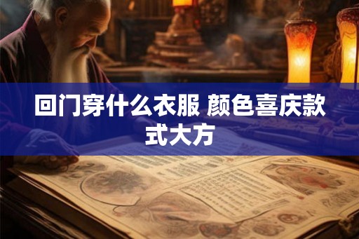 回门穿什么衣服 颜色喜庆款式大方 回门穿什么衣服 颜色喜庆款式大方