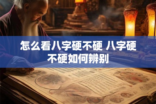 怎么看八字硬不硬 八字硬不硬如何辨别