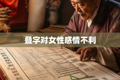 叠字对女性感情不利 叠字对女性感情不利